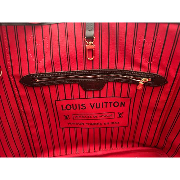 Louis Vuitton MM Ebene Damier Neverfull Tote Shoulder Bag AR0128 - Picture 4 of 13